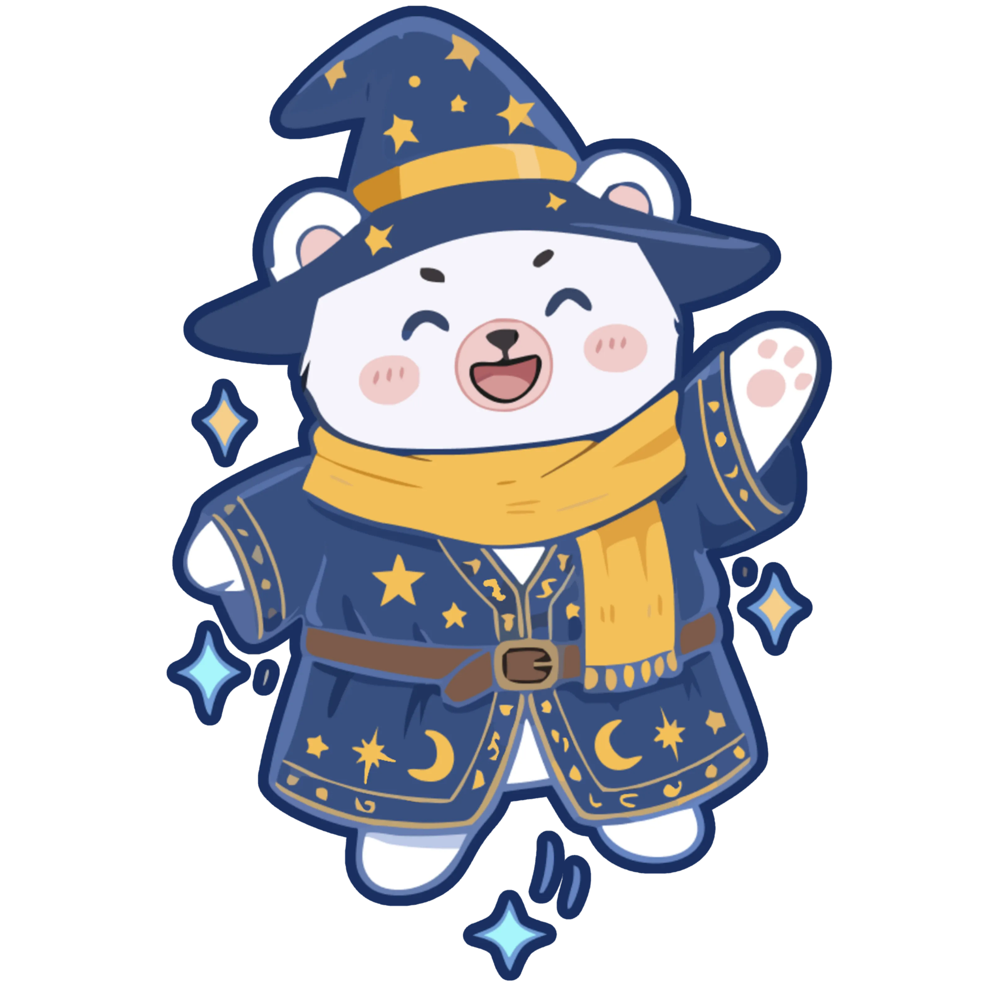 Puff the Polar mascot, pose 4